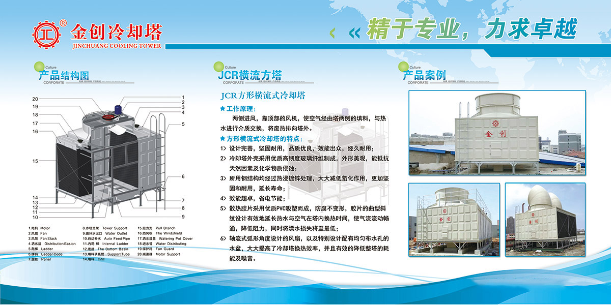 JCR-方形横流冷却塔